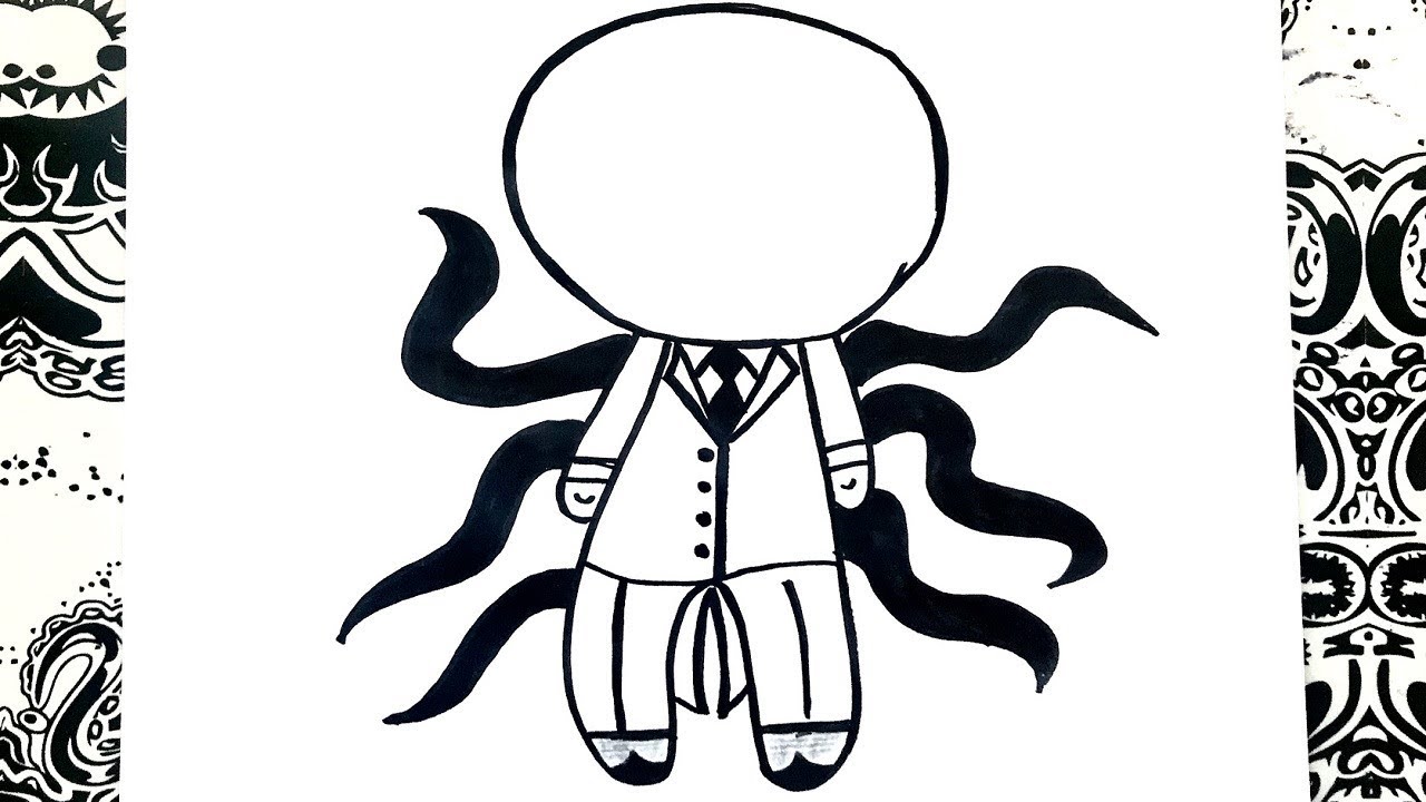 ✓ COMO DIBUJAR A SLENDERMAN | how to draw slenderman easy | como desenhar slender  man - thptnganamst.edu.vn