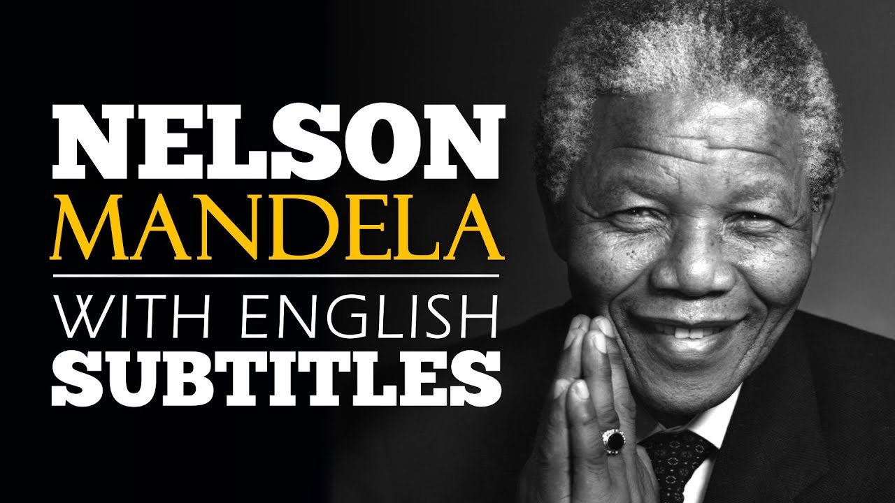 speech about nelson mandela in english