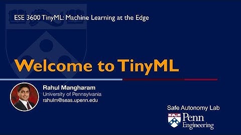 1.1 Welcome to TinyML