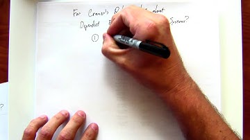 3 13   6   More about Cramer