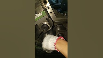 Stainless steel pipe thread rolling machine #thread  #rolling #steel #metal