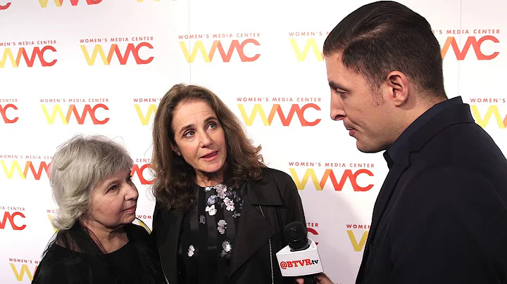 Debra Winger and Robin Morgan at the WMC Women's Media Awards with Arthur Kade