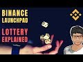 Binance Launchpad Lottery System Explained - Hindi