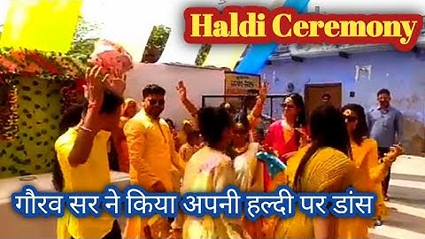 Haldi Ceremony 🎉🥰 kumar gaurav sir | wedding dance