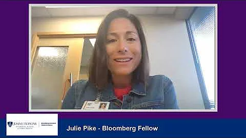 Julie Pike shares experience on being a Bloomberg ...