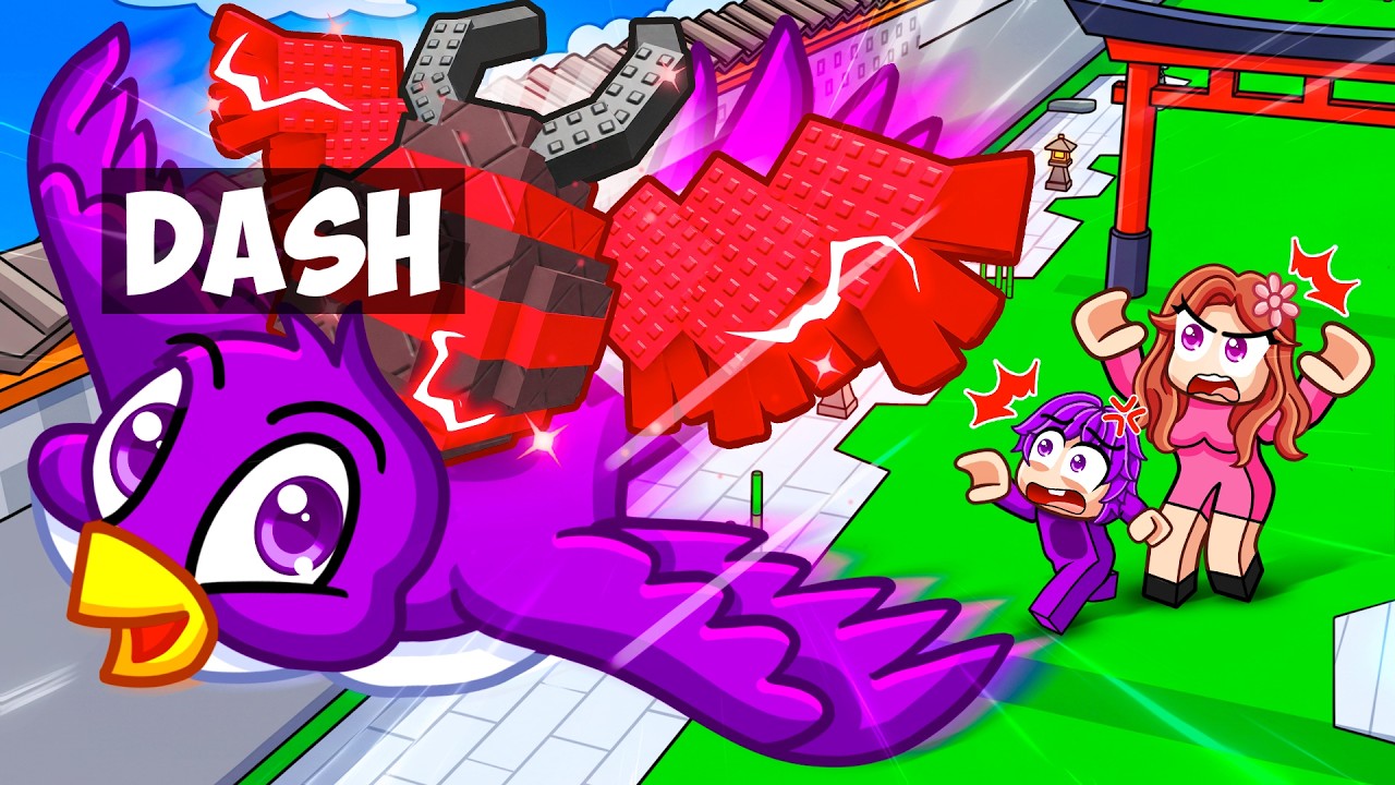 I Became A Helpful BIRD In Roblox Steal An Egg!