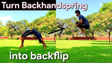 Convert Backhandspring into Backflip || Backflip tutorial | Ashish Barnwal