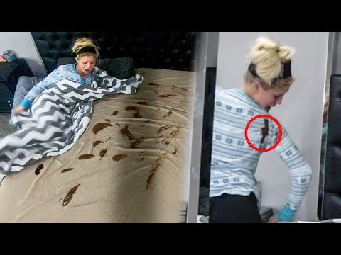I pooped the bed.. *Prank*