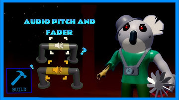 🎙️How to use audio pitch and fader🛠️ Audio Links (Piggy Build Mode)