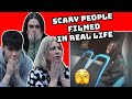 BRITISH FAMILY REACTS | Scary People Filmed In Real Life!