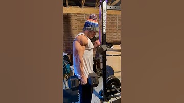 30kg (66lbs) bicep curls now 5 weeks post stem cell therapy #Fyp #Gym