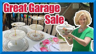 Join me and my friend Meredith for garage sales. You won't believe the deals on my favorite crystal!