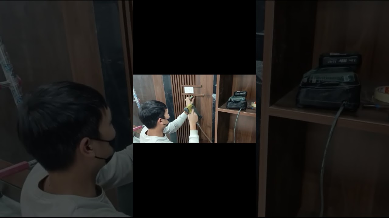 Luxury TV Wall Installation 🔨✨ 