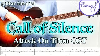 Call of Silence - Fingerstyle Guitar Tutorial Teaser - Attack On Titan OST