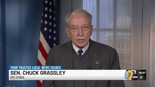 Grassley reports surge in Iowans voicing concerns about Minneapolis fatal shootings