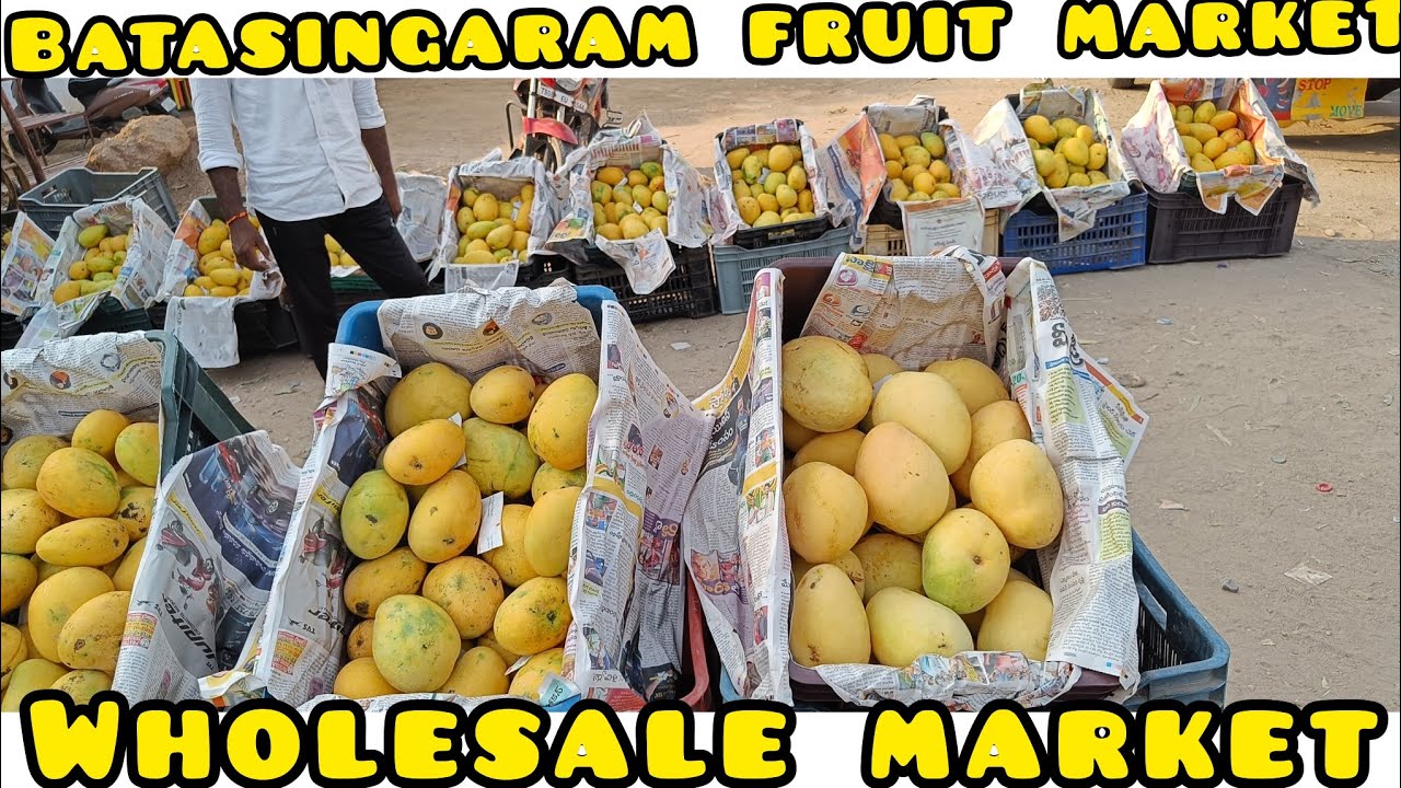 🥭🥭happy Sunday 🥭🥭###all mango s##batasingaram fruit market Telangana ...
