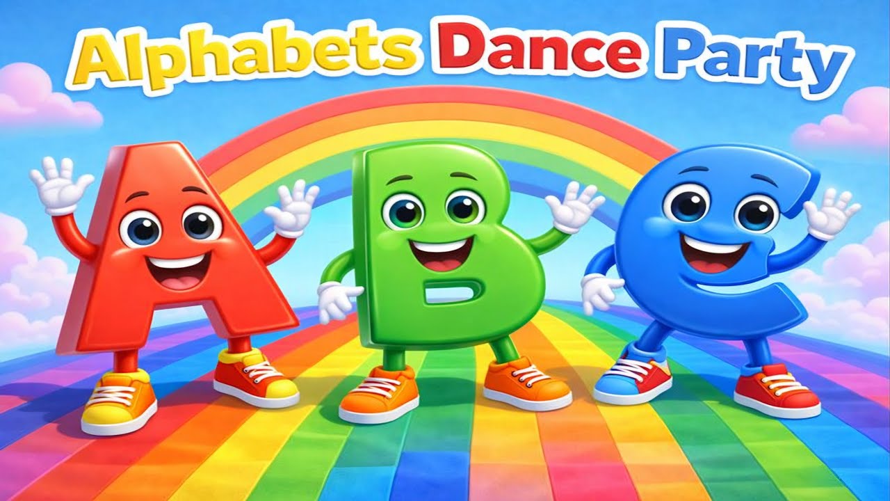 ABC Dance Party|Alphabet Dance Time|Sing & Dance Your ABCs|