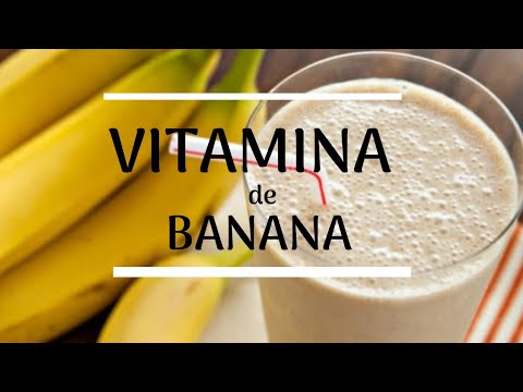VITAMINA DE BANANA | CANAL RECEITAS CASEIRAS