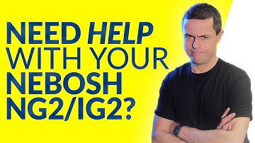 Heeft u hulp nodig met uw NEBOSH NG2/IG2-praktijkproject? BEKIJK DIT!