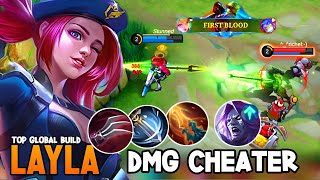 DOMINATE WITH LAYLA ULTIMATE CRIT DAMAGE HACK | TOP 1 GLOBAL BUILD 2024 ~ MLBB