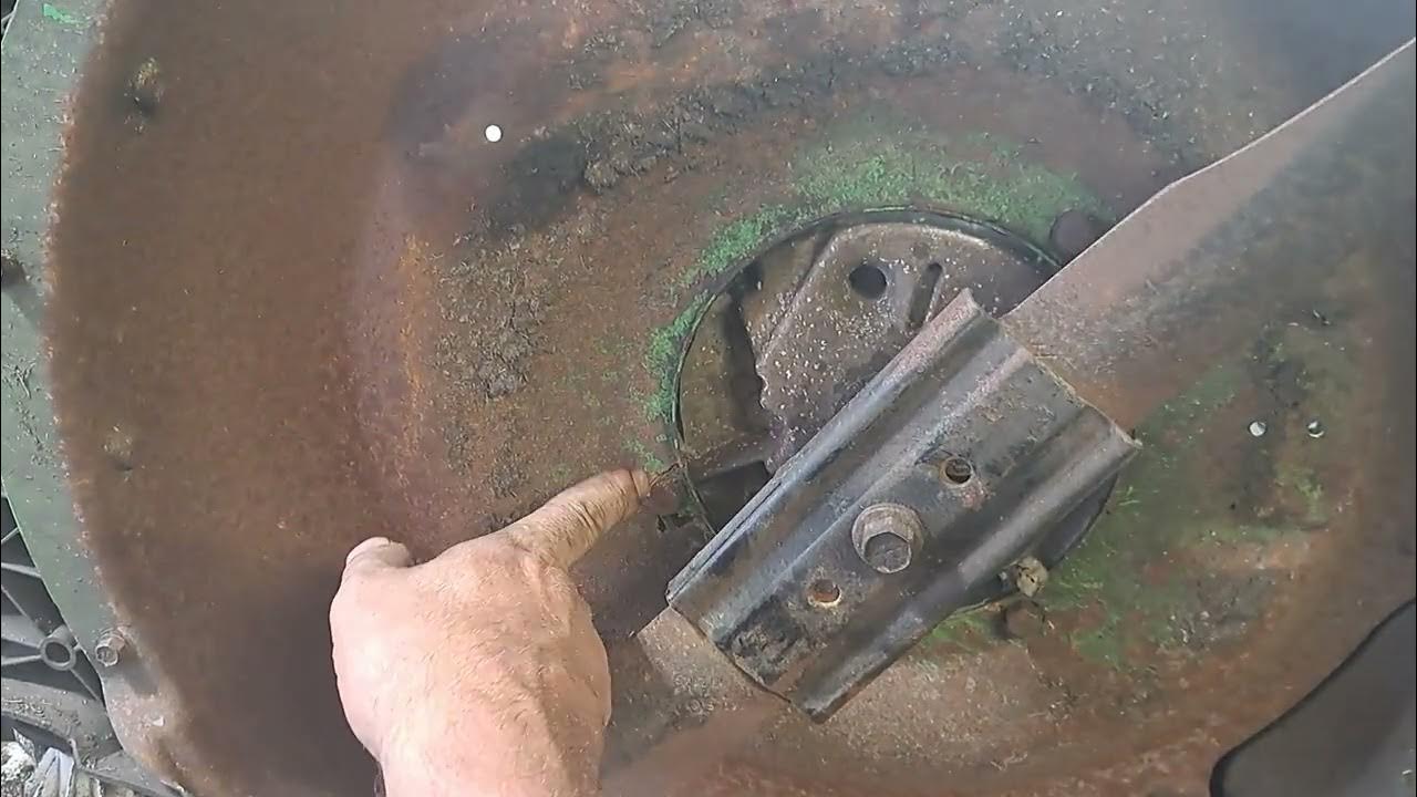 how to change the blade on a lawnboy lawnmower YouTube