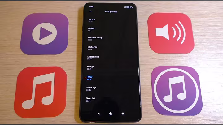 XIAOMI POCO X3 NFC Stock Ringtones