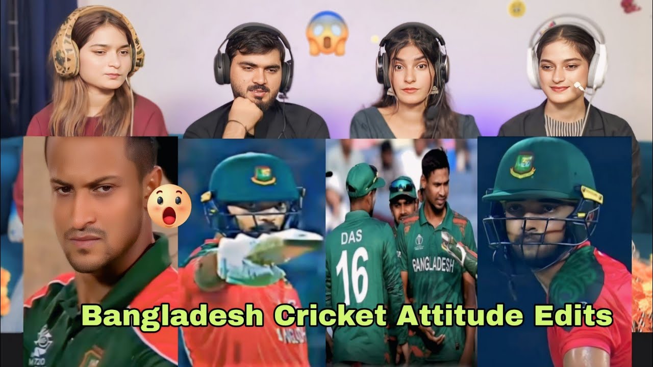 🔥 Bangladesh Cricket Attitude 😎 Powerful Edits Reaction | Tiger Spirit Unleashed 🇧🇩🏏📌