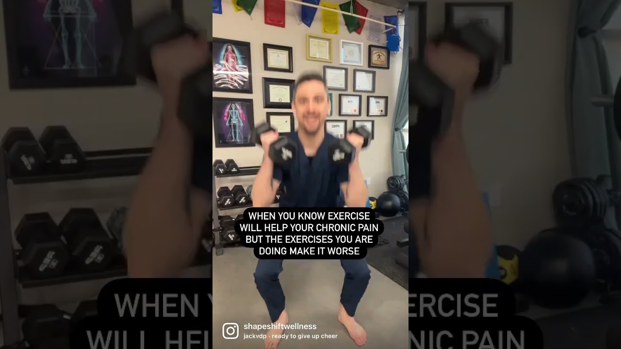 DON’T GIVE UP! CHRONIC BACK PAIN JUST NEEDS A PLAN