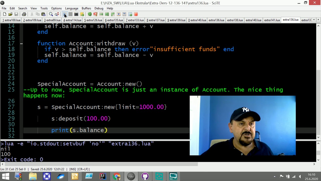 Yeni Lua Programlama Basit Anlatımlı -Inheritance, Mult.Inherit-Privacy ...
