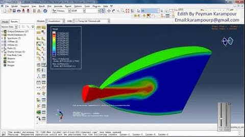 Abaqus CFD and thermal simulation