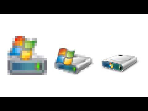 What do the Windows folder icons look like at different sizes?
