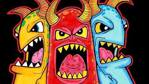 How to Draw 3 graffiti characters 2015