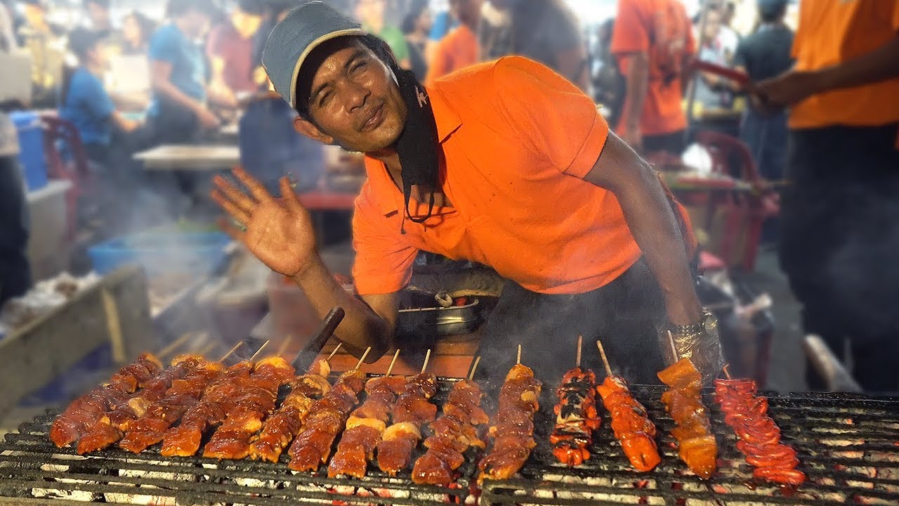 NIGHT MARKET FOOD in Manila Philippines: BBQ & BLOOD STEW | Strictly Dumpling
