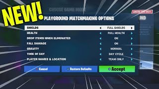 *NEW* CUSTOM OPTIONS IN PLAYGROUND MODE | NEW FREEZE TRAP GAMEPLAY
