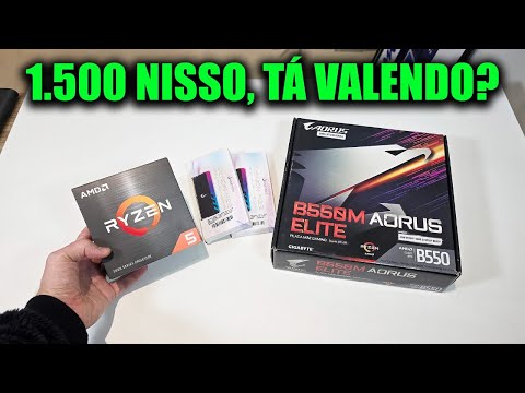 MONTEI O QUERIDO KIT RYZEN 5600G QUE RODA JOGOS SEM PLACA DE VÍDEO