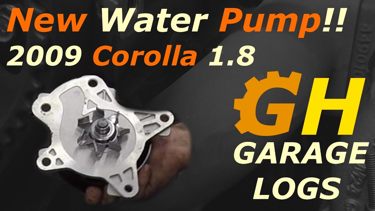 Water Pump Replacement - 2009 Corolla S | GearHeadVlogs 11 - YouTube