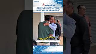 Jokowi Reacts To The Viral Song mbg Mas Bahlil Ganteng Singed By Teenagers In Front Of His House