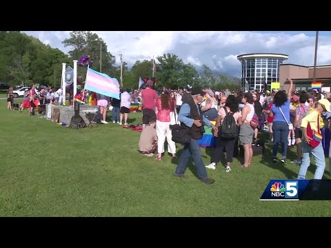 Controversial discussion inside Vergennes Union High School leads to hundreds of protestors