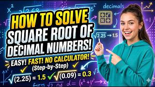 The Easiest Way to Solve Square Roots with Decimals 💡