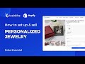 How to sell personalized jewelry on shopify with teeinblue