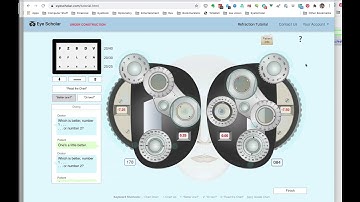 Eye Scholar - Using the refraction simulator controls