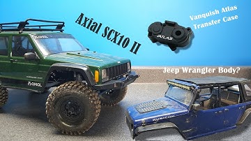 Axial SCX10 II - Vanquish Atlas Transfer Case & Mounting The Jeep Wrangler Body