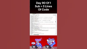 Day 90 Of 1 Subscriber = 3 Lines Of Code #coding #python #programming