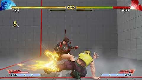 SFV AE Nash VT 2 Combo (Not Guaranteed)