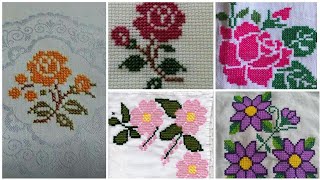 Patrón super creativo// flores Patrón punto de cruz//patrón Designe para todo