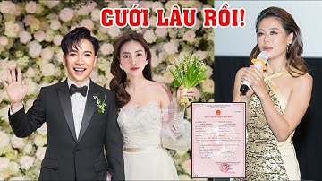 Nam thư bất ngờ tiết lộ GIẤY KẾT HÔN của S.T Sơn Thạch và Ninh Dương Lan Ngọc