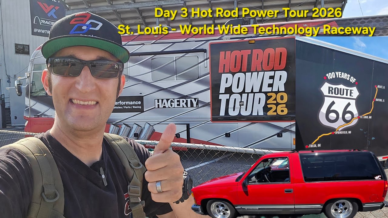 Hot Rod Power Tour 2026 Day 3 - St. Louis Missouri - World Wide Technology Raceway