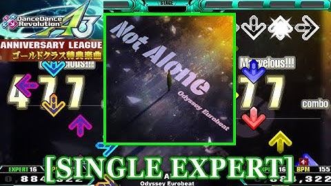 【DDR A3】 Not Alone / Odyssey Eurobeat [SINGLE EXPERT] 譜面確認+Clap