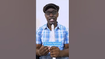 TSC Number Registration Requirements Explained | TSC Number Application Online #shorts #tsc