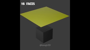 Cloth Simulation from 1 Face to 4096 Faces #blender #3dart #3danimation #clothsimulation  #learning